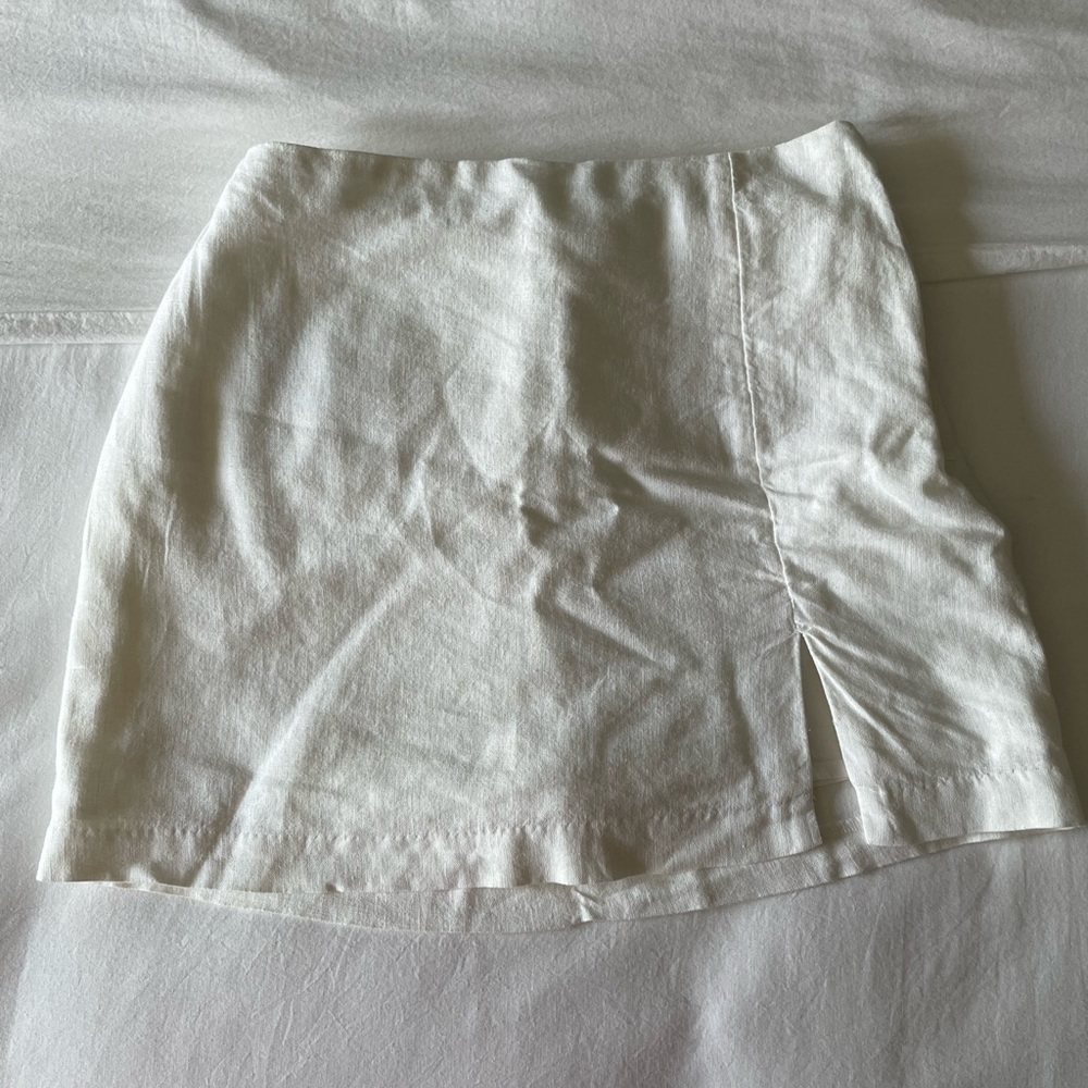 NWT Abercrombie & Fitch Linen Skort w/slit